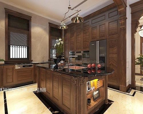  Đá nhân tạo hài hòa trong nội thất biệt thự Vinhomes
