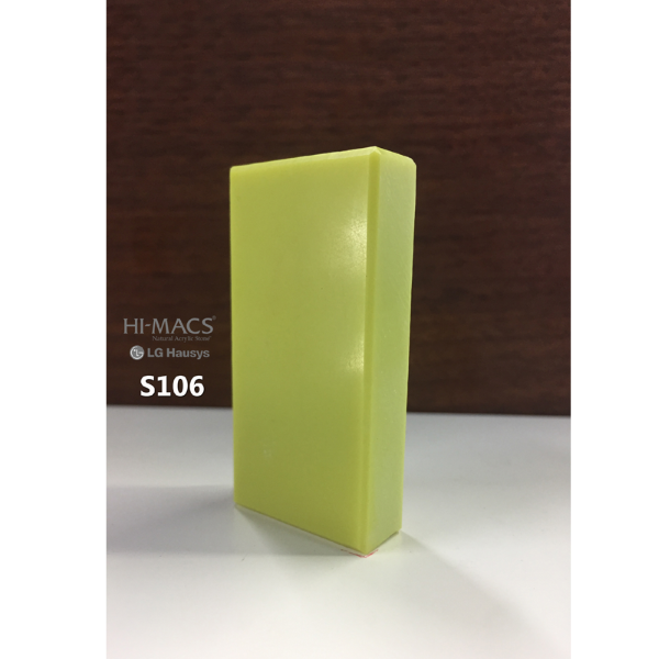 Đá nhân tạo solid surface đơn sắc S106 Lemon Squash Đá nhân tạo solid surface đơn sắc S106 Lemon Squash