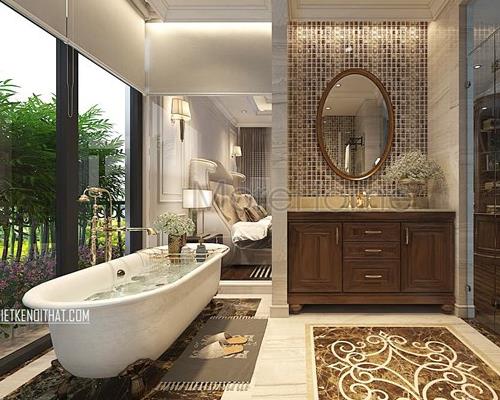  Thi công đá nhân tạo tại biệt thự Vinhomes GreenBay HL30
