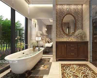 Thi công đá nhân tạo tại biệt thự Vinhomes GreenBay HL30