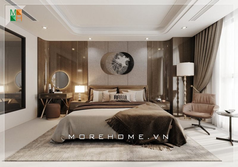 Ấn tượng với mẫu thiết kế nội thất phòng ngủ chung cư, nhà phố, biệt thự hiện đại và đẳng cấp.